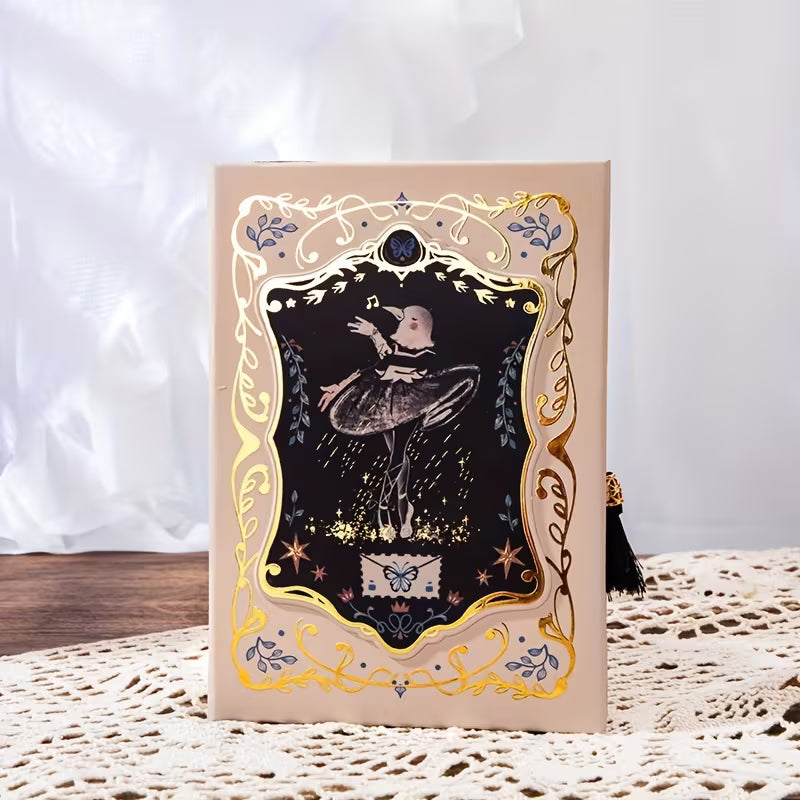 Gothic Fairy Tale Labyrinth -sarjan 36K kovakantinen muistikirja 224 sivua, paksua paperia