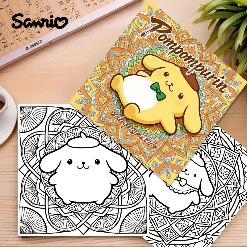 Pompompurin coloring book värityskirja