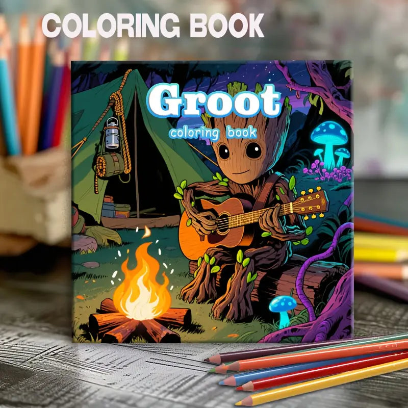 Groot coloring book värityskirja