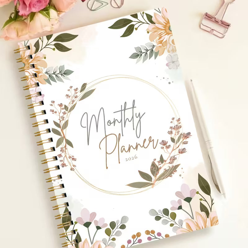 1 kpl 2026 kuukausikalenteri A5