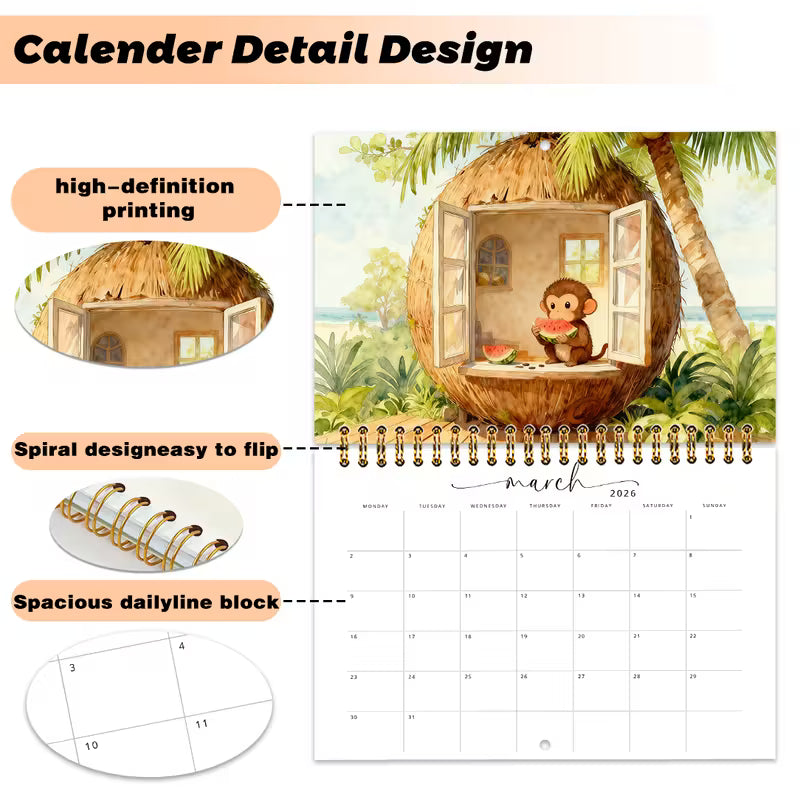Söpöjen lemmikkien satukalenteri vuodelle 2026