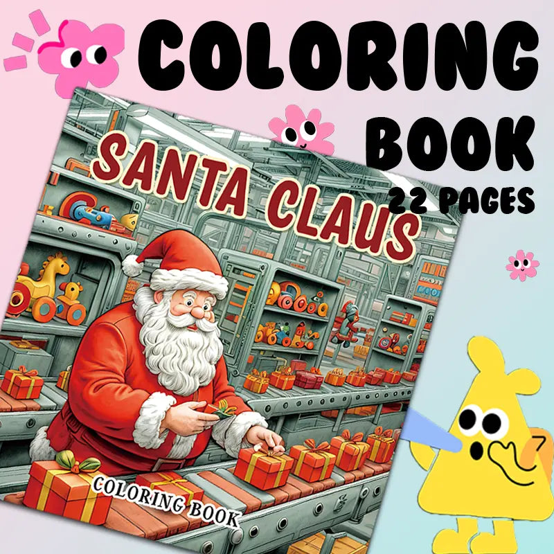 Santa Claus coloring book värityskirja