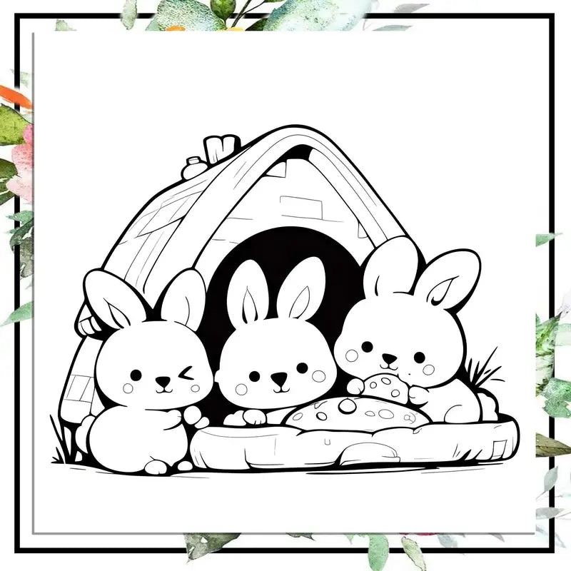 Cozy little house coloring book värityskirja