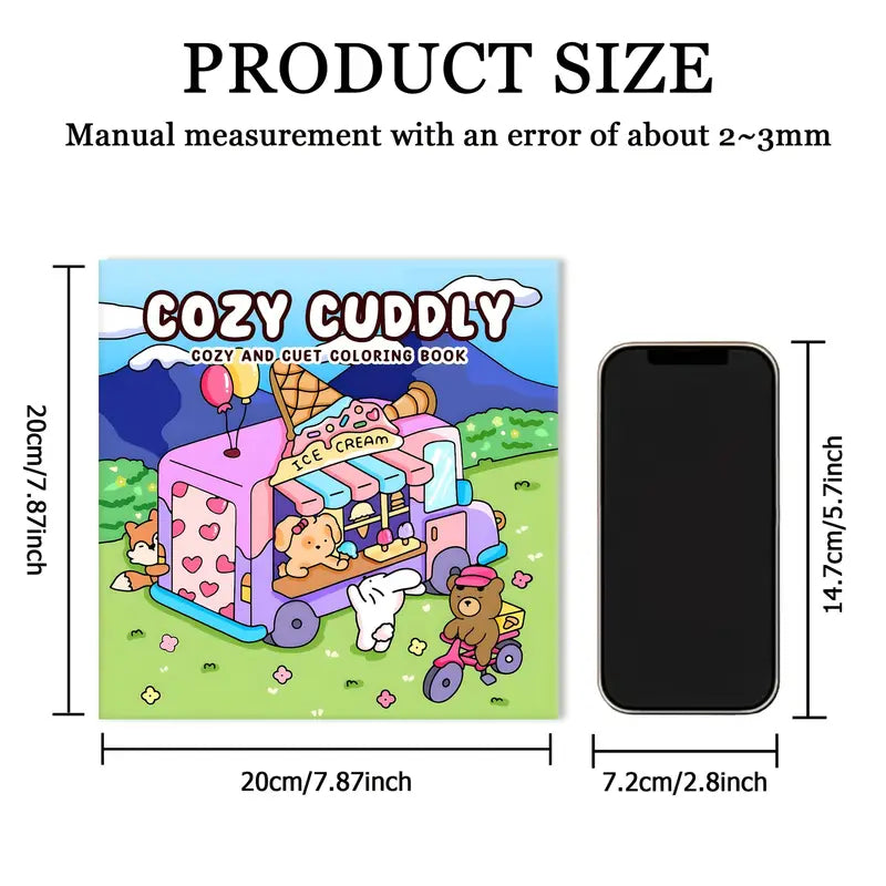 Cozy cuddly coloring book värityskirja