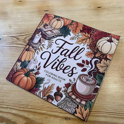 Fall vibes Värityskirja coloring book