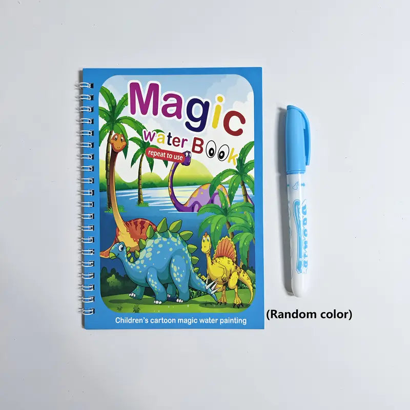 1kpl Magic Watercolor Book with Pen värityskirja