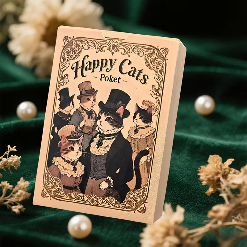 Vintage-viktoriaanisen tyylin pelikortit