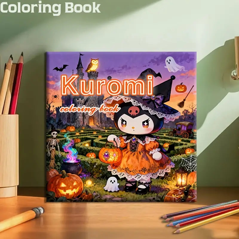 kuromi coloring book värityskirja