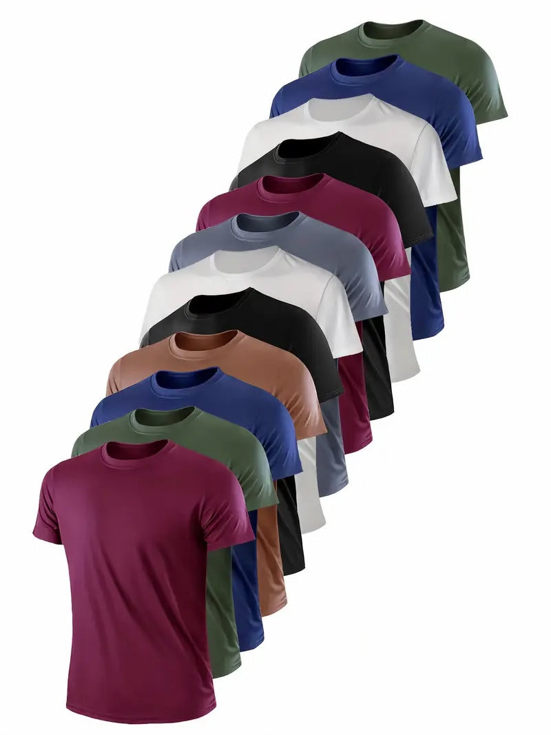 1 kpl kevyitä, nopeasti kuivuvia pyöreäkauluksisia t-paitoja