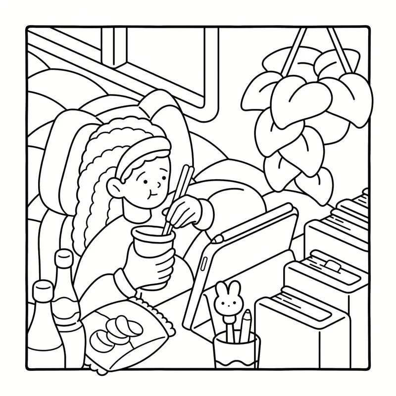 Cozy moments coloring book värityskirja