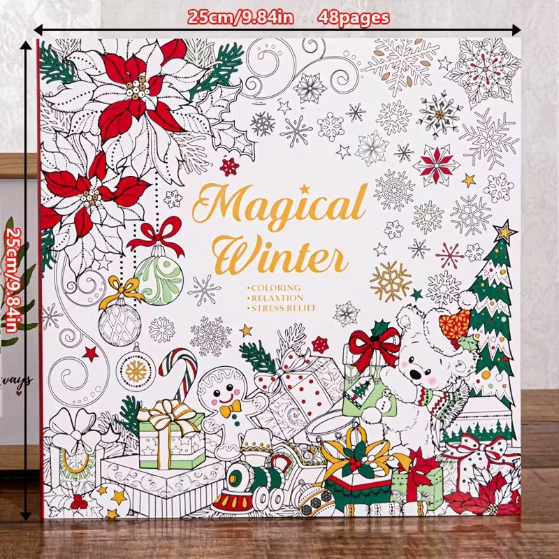 Magical winter värityskirja
