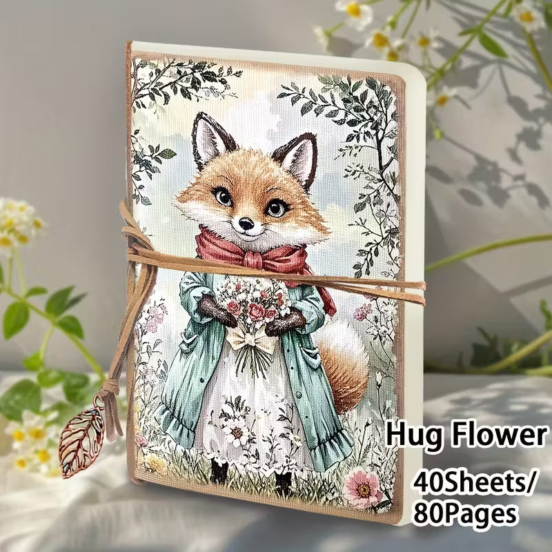 1kpl A5, 80 sivua, Metsäneläinten juhlaluonnoskirja