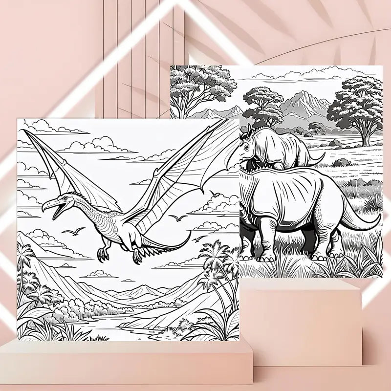 Dinosaur World coloring book värityskirja