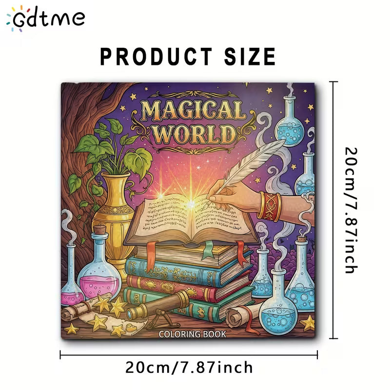 Magical world coloring book värityskirja