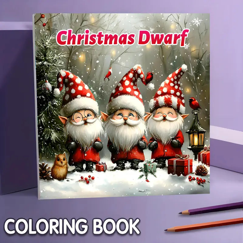 Christmas Dwarf coloring book värityskirja