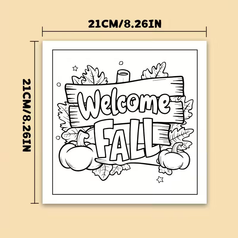 Cozy Autumn Värityskirja