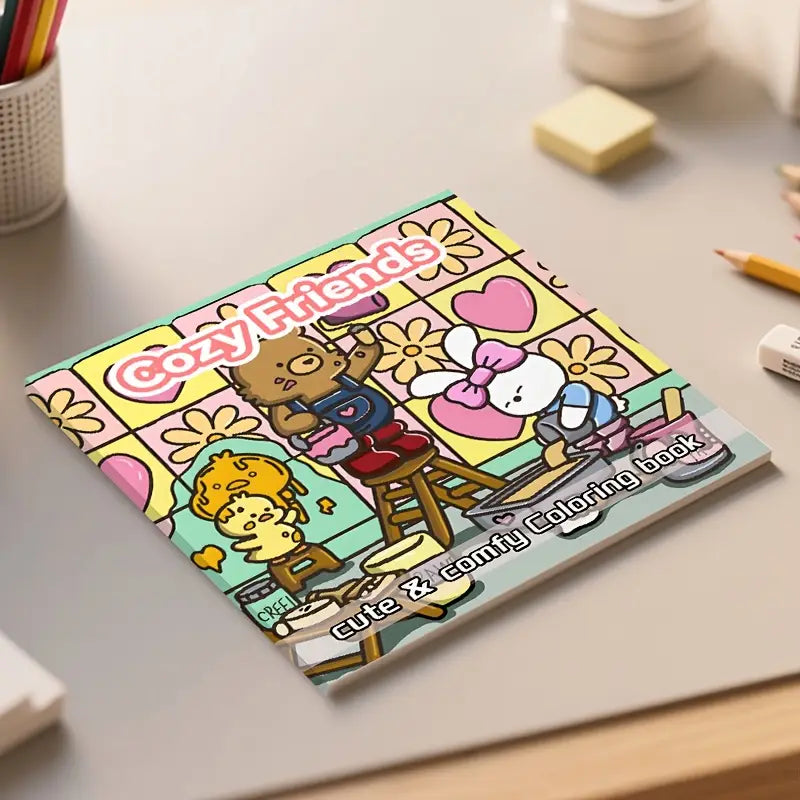 Cozy friends coloring book värityskirja