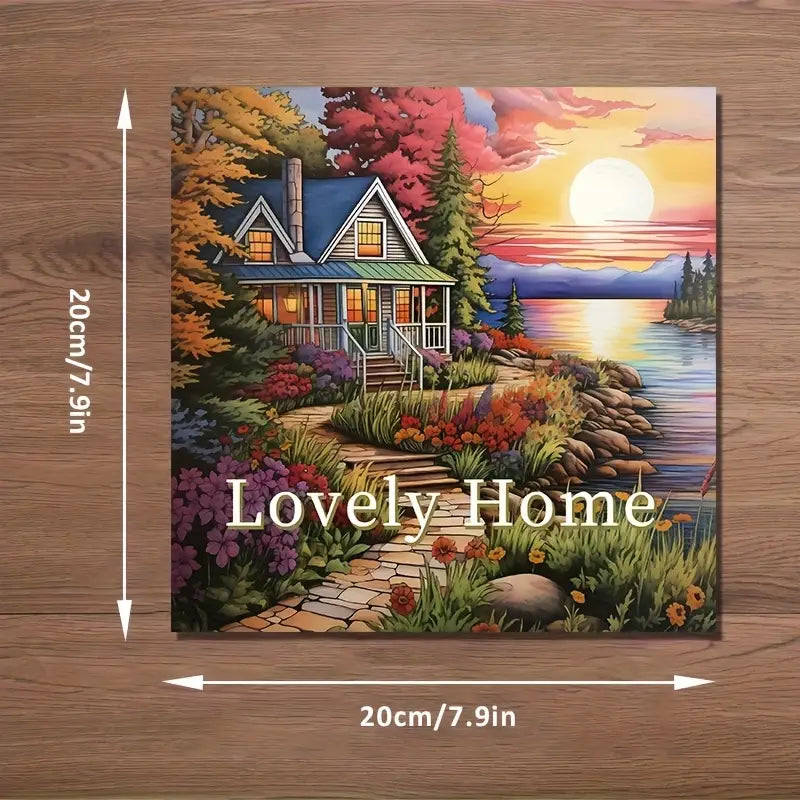 Lovely home coloring book värityskirja