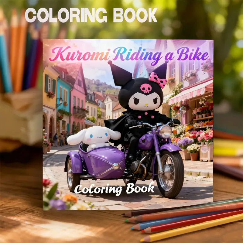 Kuromi by Numbers coloring book Värityskirja