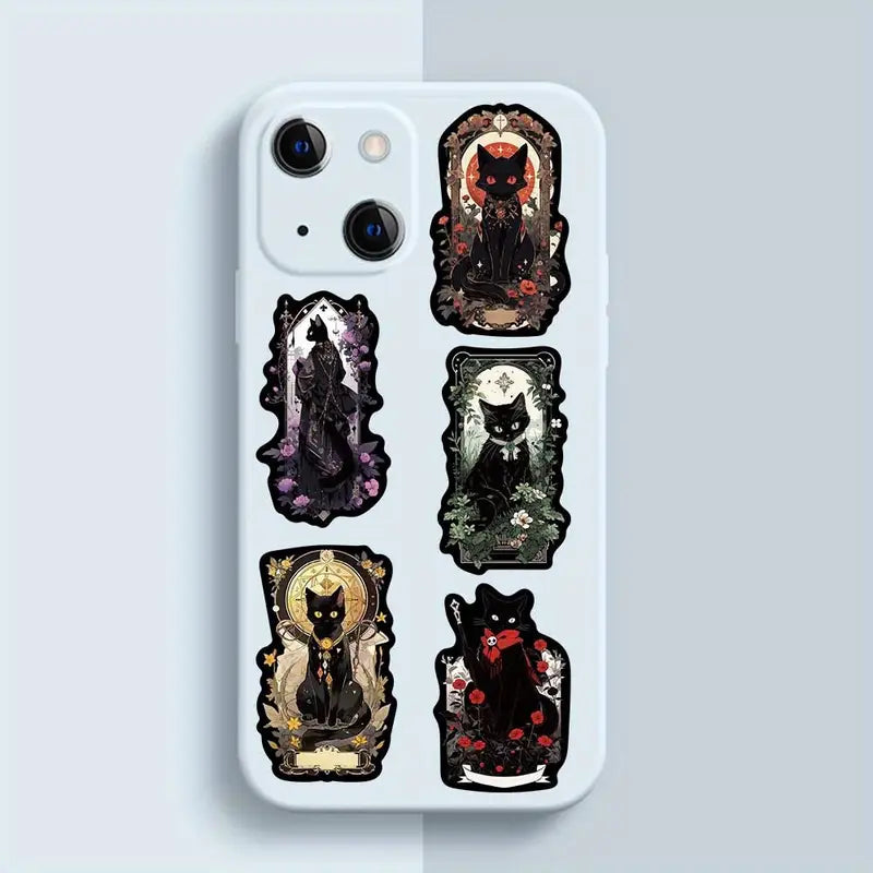 1kpl Mystiset mustat kissat -vinyylitarrat