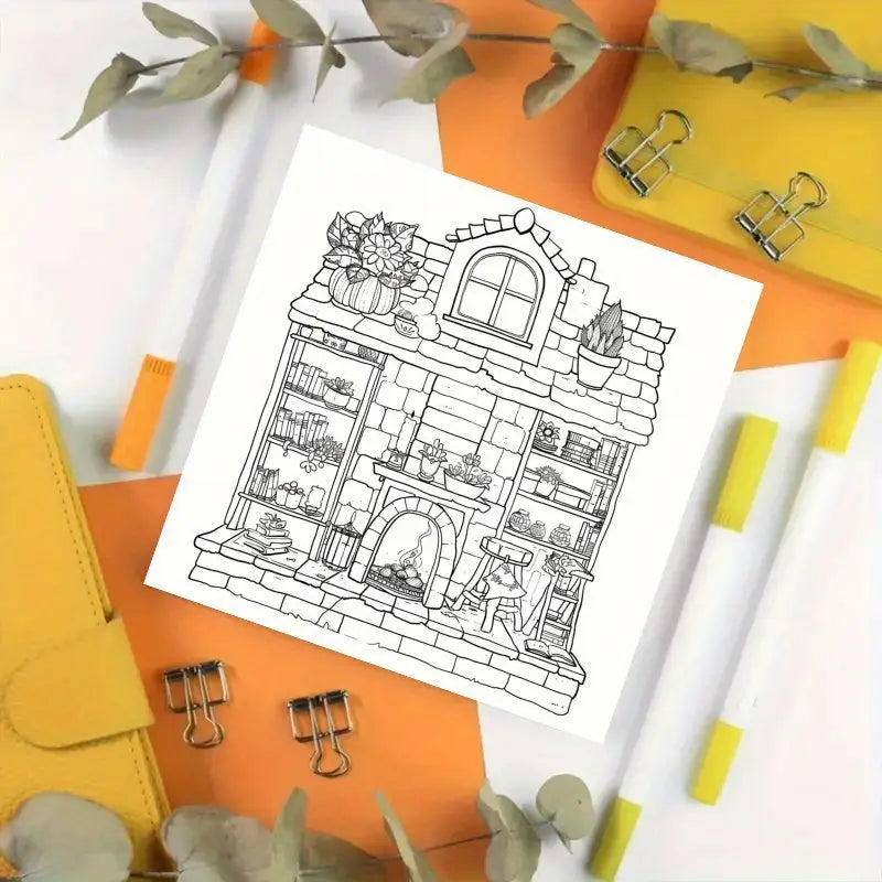 Relaxation coloring book värityskirja