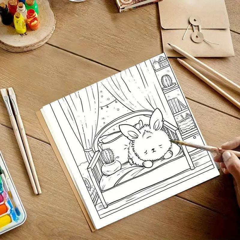 Relaxation coloring book värityskirja