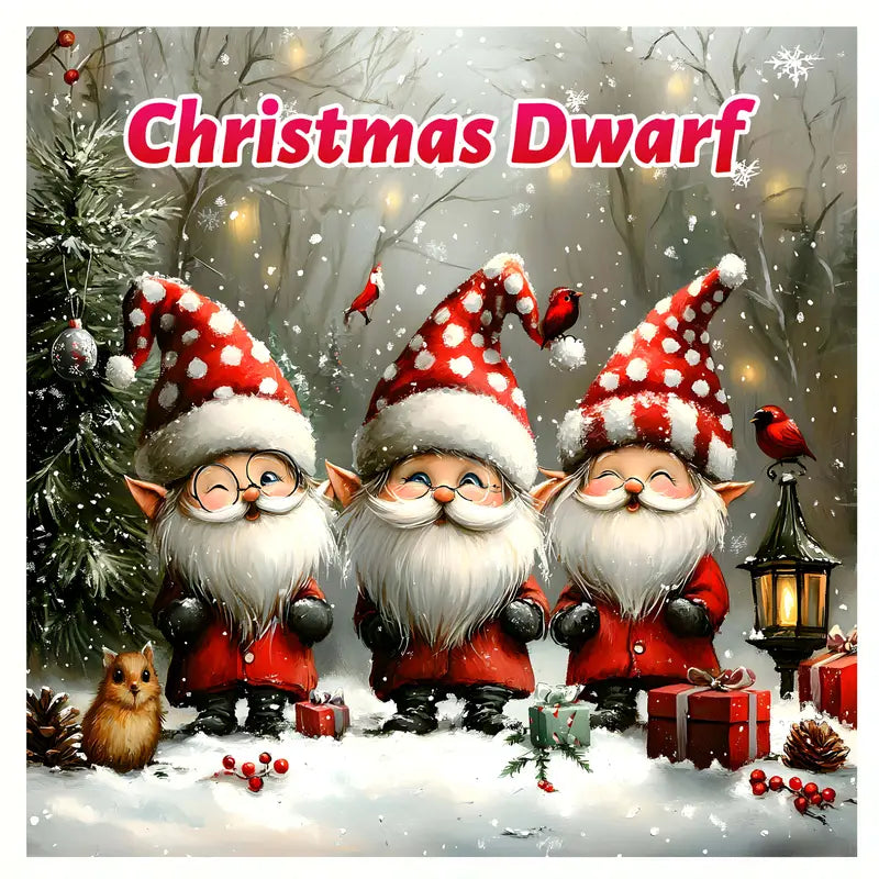 Christmas Dwarf coloring book värityskirja