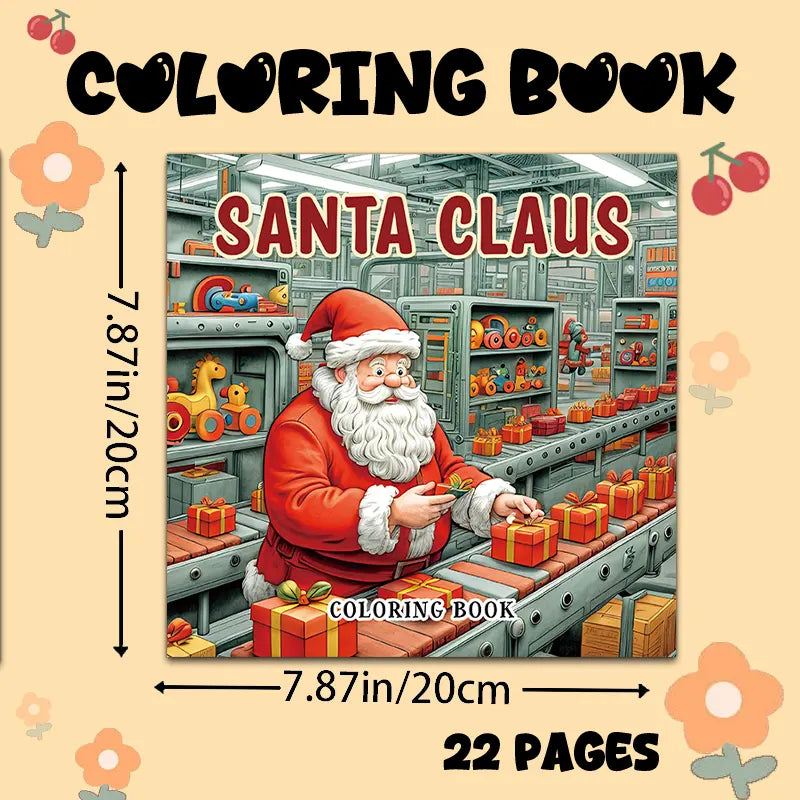 Santa Claus coloring book värityskirja
