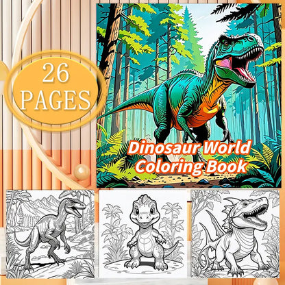 Dinosaur World coloring book värityskirja