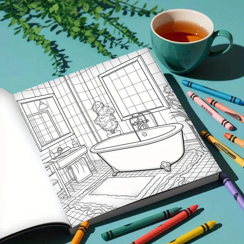 Cozy corners coloring book värityskirja