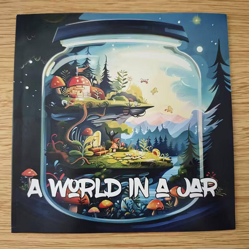 A world in a jar coloring book värityskirja