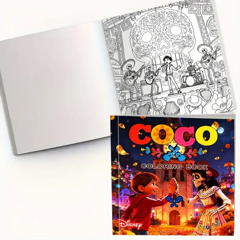 coco coloring book värityskirja