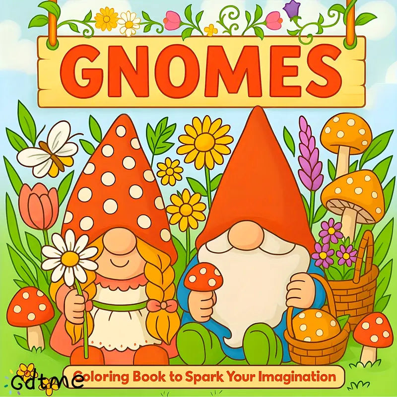 Gnomes coloring book värityskirja