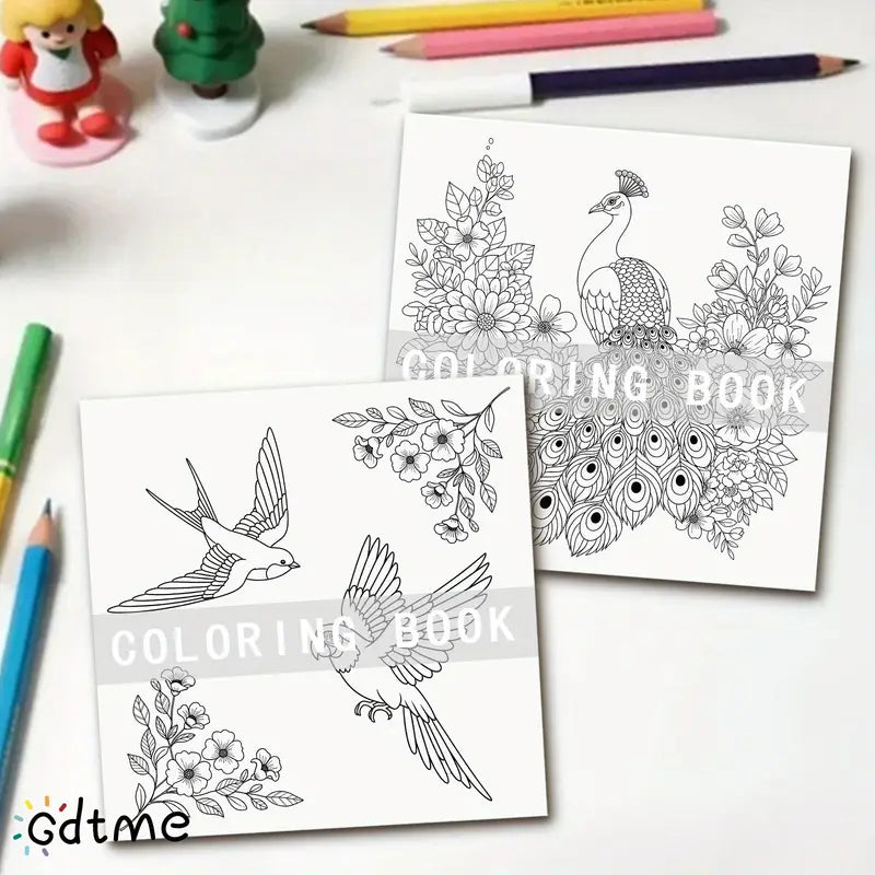 Bird coloring book värityskirja