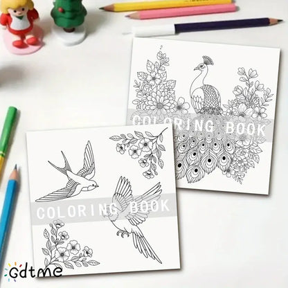 Bird coloring book värityskirja