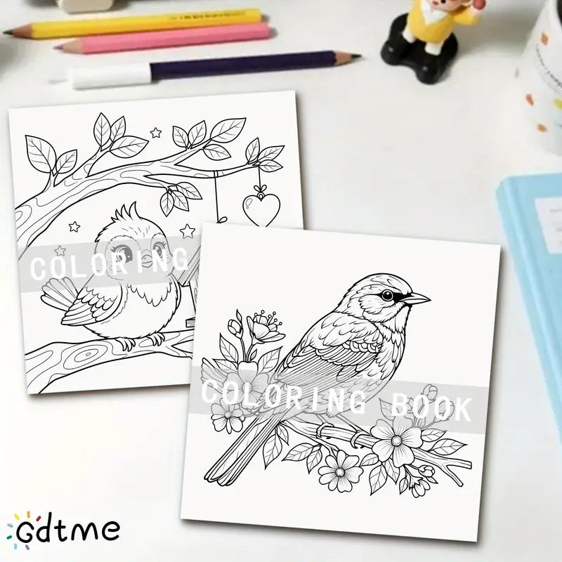 Bird coloring book värityskirja