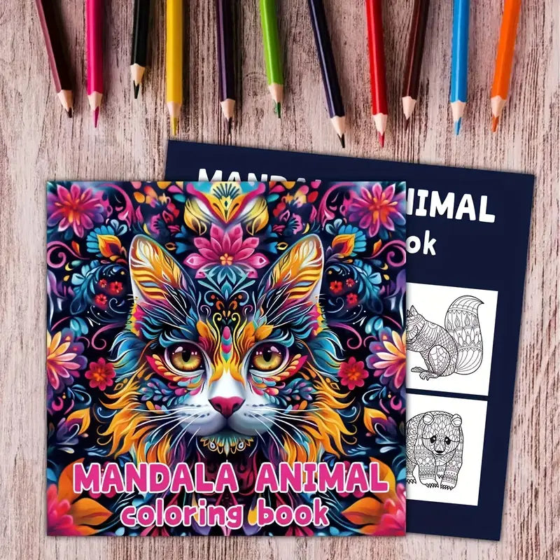 Mandala Animal coloring book värityskirja