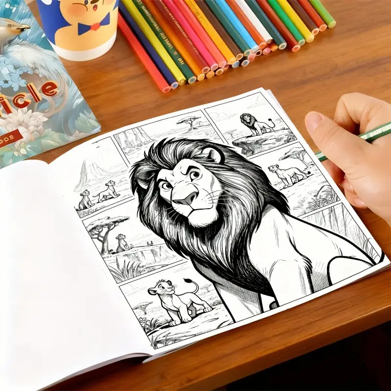Disney Lion king coloring book värityskirja