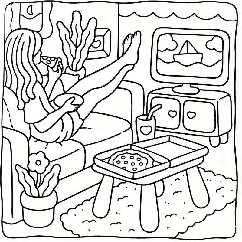 Moments of calm coloring book Värityskirja