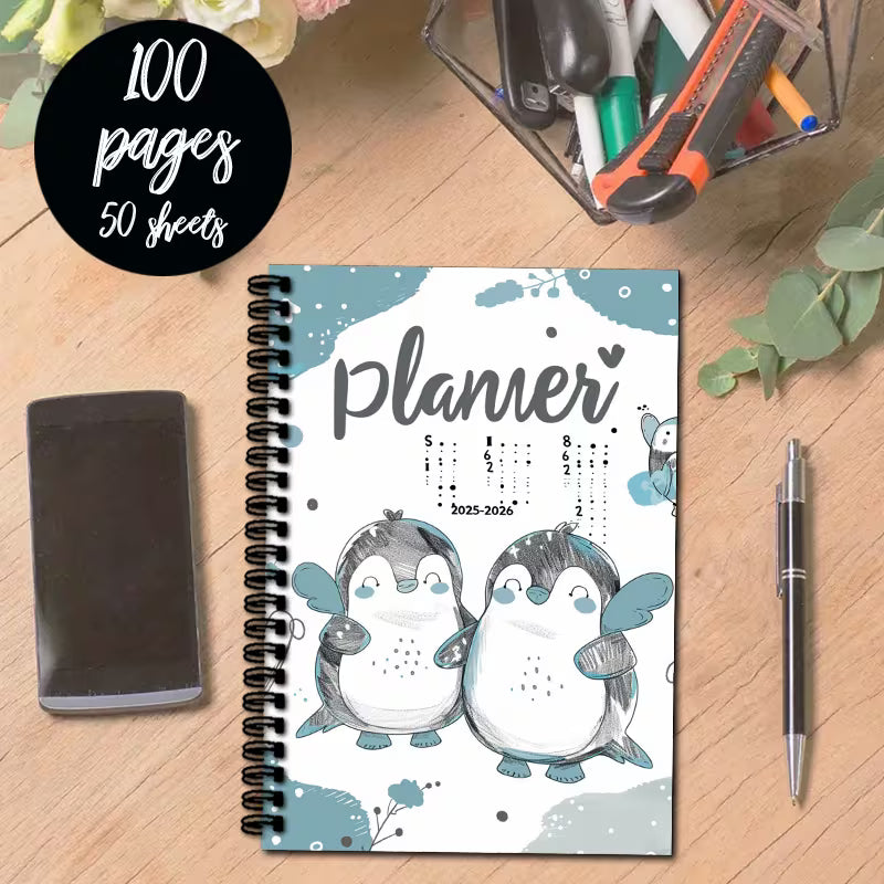 1 kpl söpö pingviinikalenteri 2025-2026