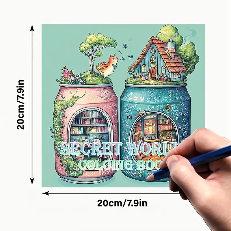 Secret World coloring book värityskirja