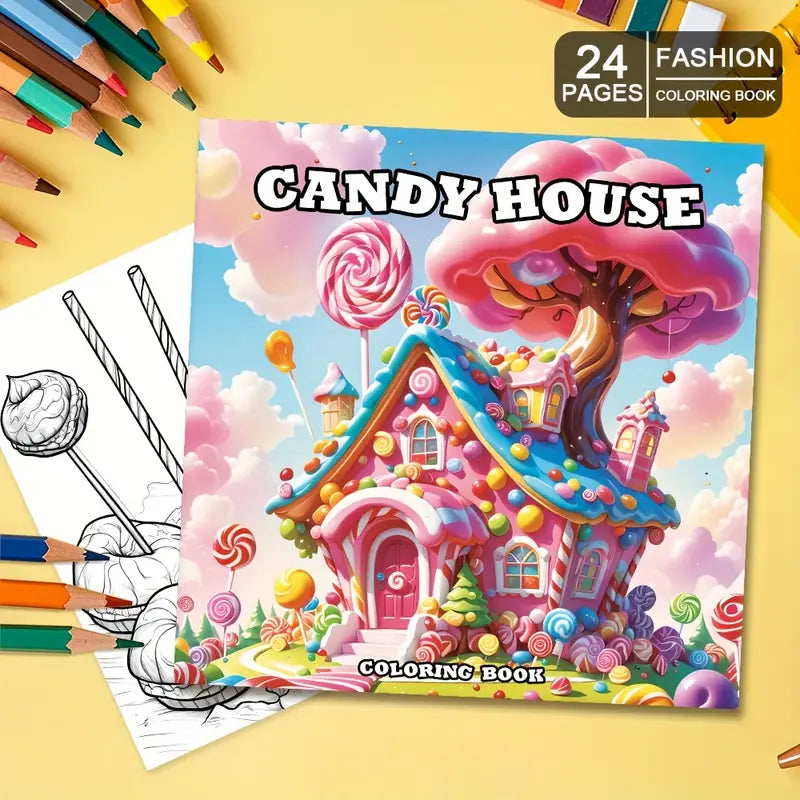 Candy House coloring book värityskirja