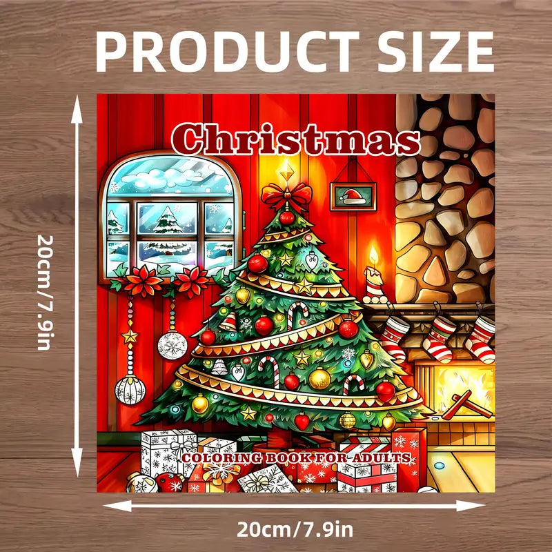 Christmas coloring book värityskirja