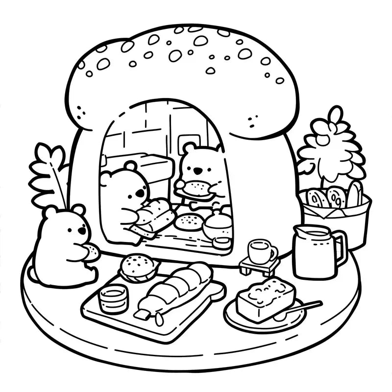 Cozy little house coloring book värityskirja