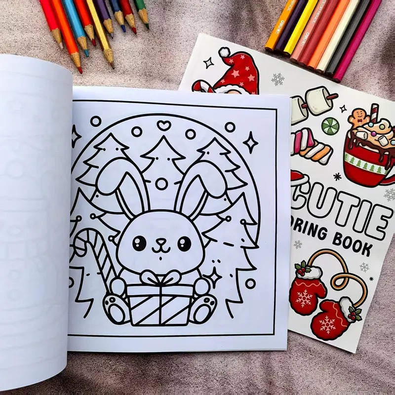 Xmas cutie coloring book värityskirja