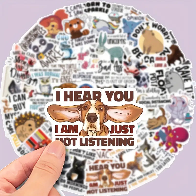 1kpl Kestävät PVC-eläintarrat lainausmerkeillä