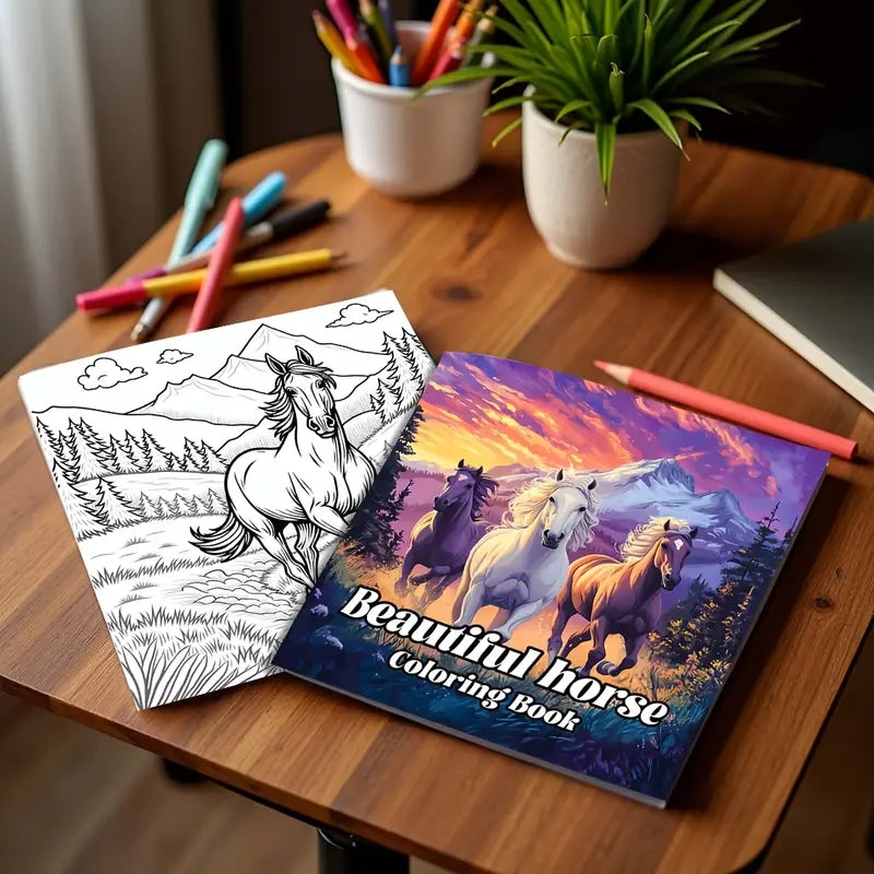 Beautiful Horse coloring book värityskirja