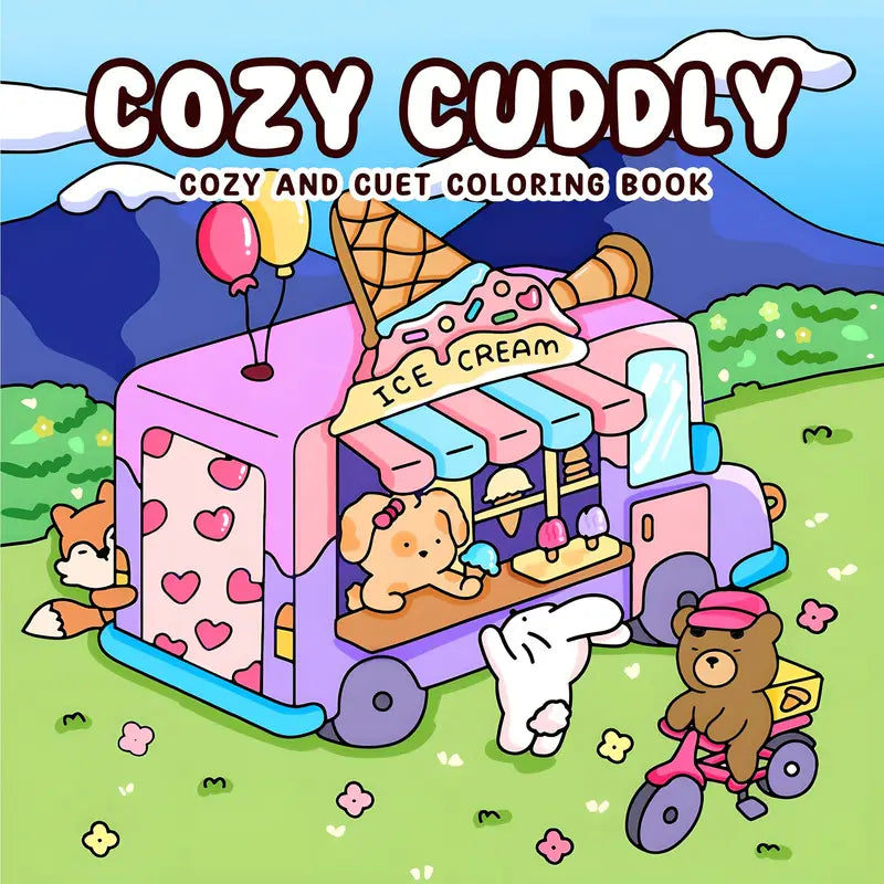 Cozy cuddly coloring book värityskirja