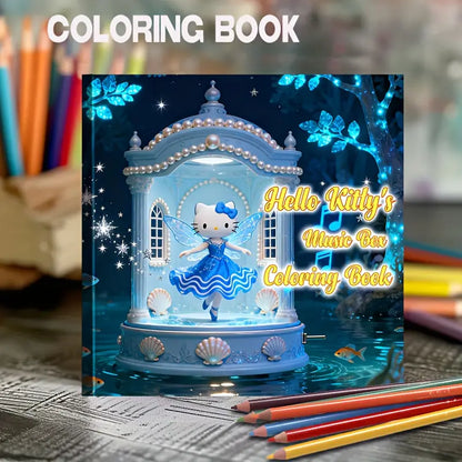 Hello Kitty's Music Box  coloring book värityskirja