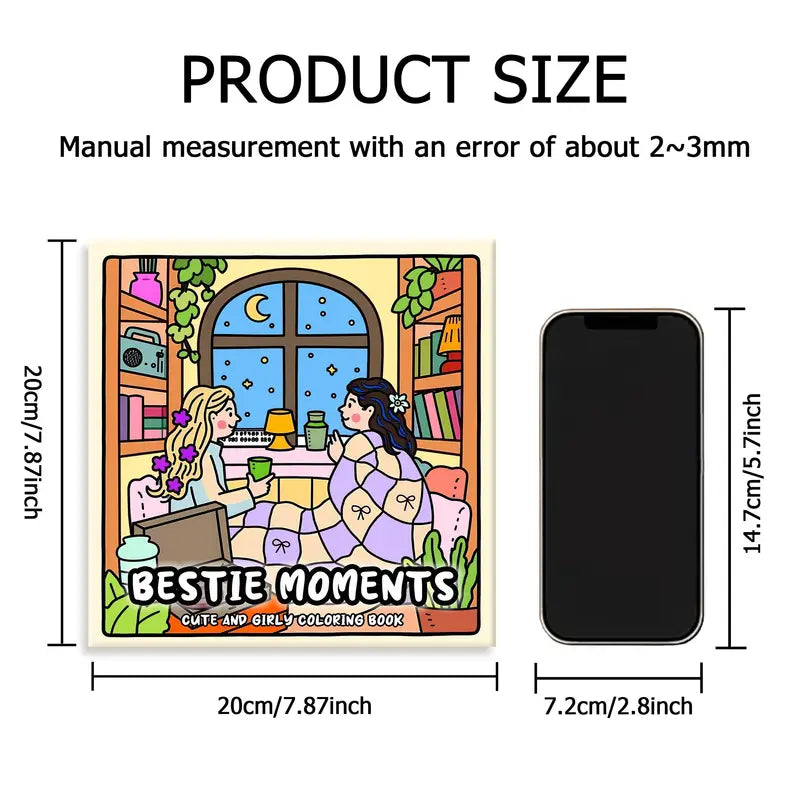 Bestie moments coloring book värityskirja